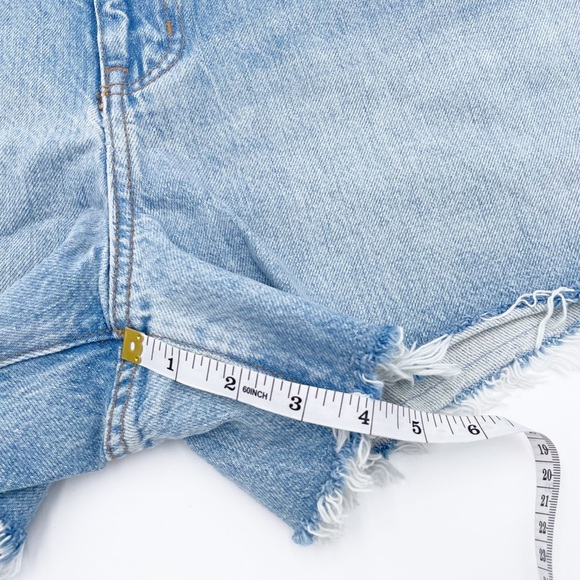 NEW Madewell Plus Relaxed Denim Shorts in Madera Wash Side-Slit Edition Size 24W - Picture 13 of 13